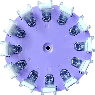 12 خلية شريحة مقاطع الطاولة منخفضة السرعة العمودية خلية غسيل الطرد المركزي 4000rpm