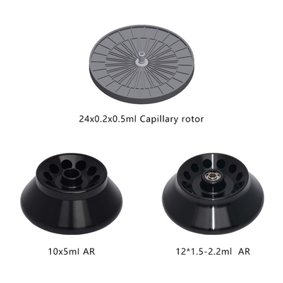 نطاق السرعة القابلة للتعديل 0-16500rpm طرد مركزي عالي السرعة مع زاوية ودورات الشعرية 340 * 260 * 220mm
