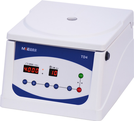 T4-S الطرد المركزي المحمول منخفض السرعة 4000 دورة في الدقيقة 8x15ml سعة التشغيل الهادئ للغاية